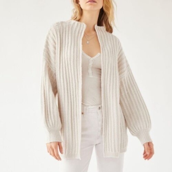 Truly Madly Deeply Ava Open Front Cardigan S Cream - Picture 1 of 6